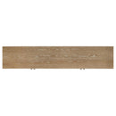  Coaster Furniture Brenham 720130 79-inch 4-door TV Stand Media Console - Washed Oak IMAGE 4