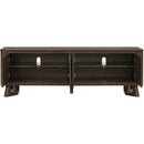  Coaster Furniture Trotter 720133 71-inch 4-Door Wood TV Stand Media Console - Brown IMAGE 5