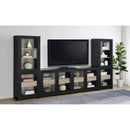  Coaster Furniture Denison 720223 79-inch 4-door TV Stand Media Console - Black IMAGE 12