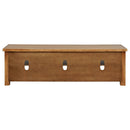  Coaster Furniture Beasley 723323 2-Door 71-Inch Wood TV Stand Media Console - Golden Oak IMAGE 2