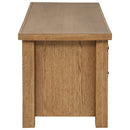  Coaster Furniture Beasley 723323 2-Door 71-Inch Wood TV Stand Media Console - Golden Oak IMAGE 7