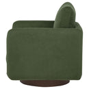  Coaster Furniture Iris 903257 Fabric Upholstered Swivel Accent Chair - Matcha IMAGE 4