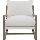  Coaster Furniture Geneva 907509 Boucle Upholstered Wood Arm Accent Chair - Sand IMAGE 3