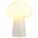  Coaster Furniture Kanaby 920249 Mushroom Shaped Glass Bedside Table Lamp - White IMAGE 2