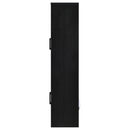  Coaster Furniture Riva 950432 4-door Tall Accent Display Cabinet LED Lighting - Black IMAGE 7