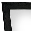  Coaster Furniture Cadence 961653 Tempered Glass Full Length Standing Mirror - Black Oak IMAGE 3