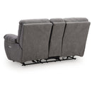  Signature Design by Ashley Bakerstein PC1250318 Power Recliner Loveseat with Console & Adjustable Headrest IMAGE 4