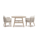  Signature Design by Ashley Ivory Vine PCP352-050 Chairs with Cushion and Table Set IMAGE 4