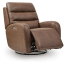  Signature Design by Ashley Motion-Max PCU1550195 Swivel Glider Power Recliner IMAGE 7