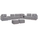  Signature Design by Ashley® Modmax 92104U13 8 pc Sectional and 2 Ottomans - Granite IMAGE 1