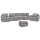  Signature Design by Ashley® Modmax 92104U16 6 pc Sectional and Ottoman - Granite IMAGE 1