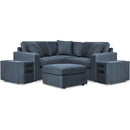  Signature Design by Ashley® Modmax 92121U24 5 pc Sectional with Audio Console and Ottoman - Ink IMAGE 1