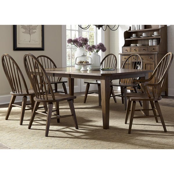  Liberty Furniture Industries Inc. Hearthstone 382-DR-7RLS 7 pc Dining Set IMAGE 1