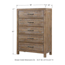 Andria 38" 5-Drawer Chest