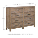 Andria 60" 8-Drawer Dresser