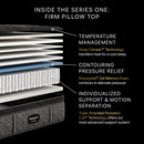 SALE Beautyrest Black 2024 Series 1 Firm Pillow Top 14.25" Profile