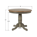 Barnwell 36" Round Pedestal Table