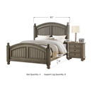 Barnwell Panel Cal King Bed