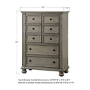 Barnwell 38" 5-Drawer Chest