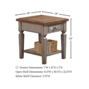Barnwell 18" End Table