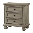 Barnwell 26" 3-Drawer Nightstand