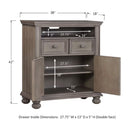 Barnwell 38" 1-Drawer TV Chest