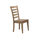 Carmel Rustic Brown Ladder Back Side Chair