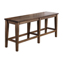 Carmel Rustic Brown 60" Tall Bench