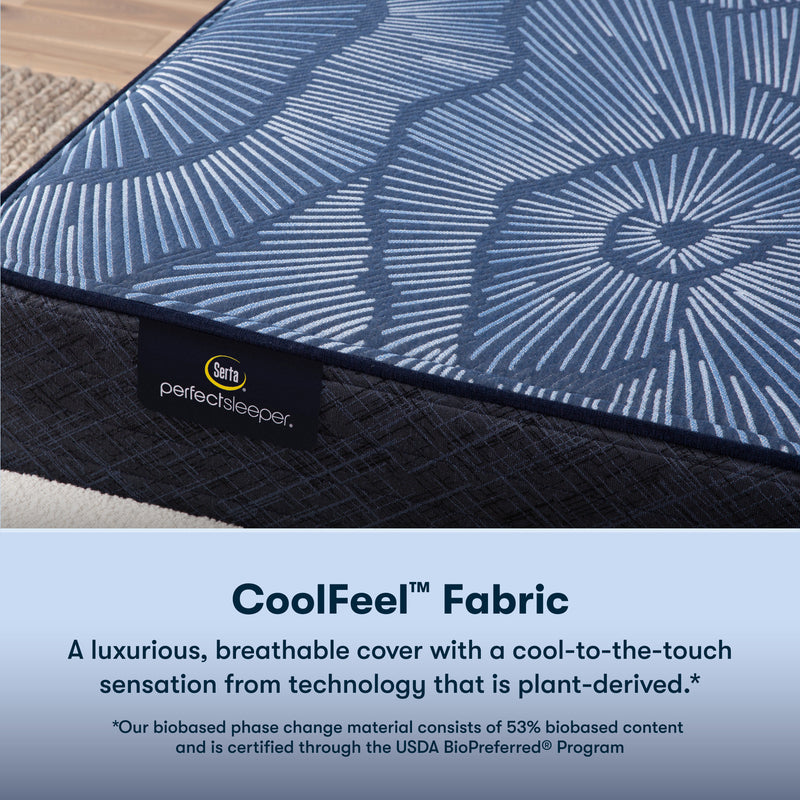 Cobalt Calm Plush Pillow Top 15" Profile