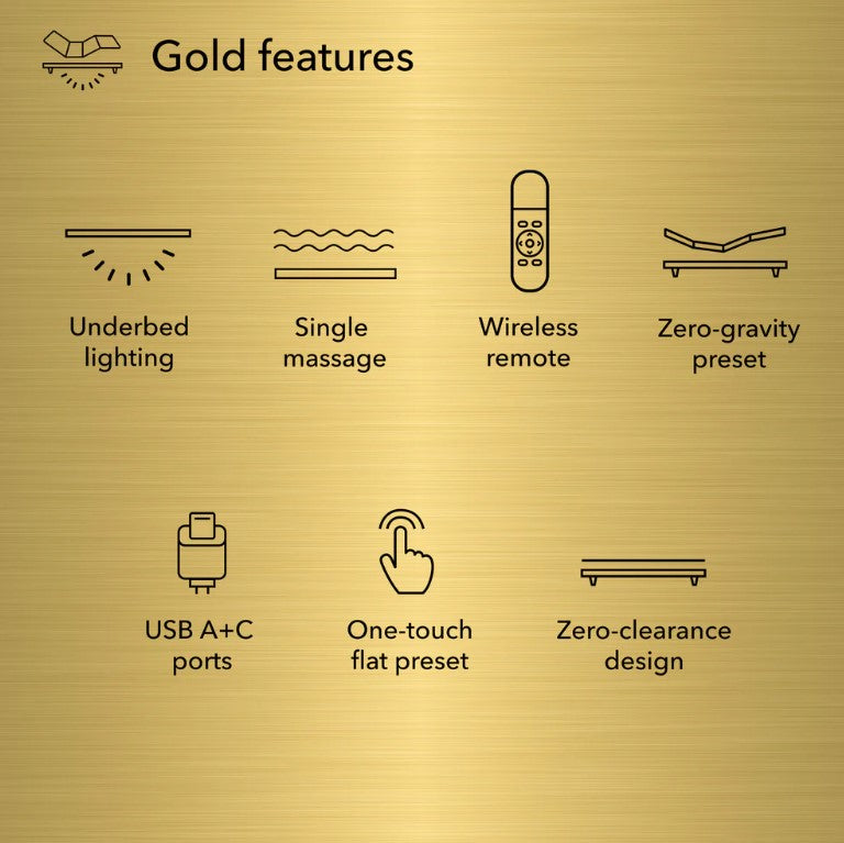 Baselogic™ Gold Adjustable Base