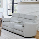 Radius Power Glider Reclining Loveseat with Console