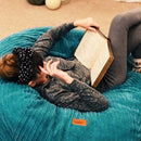 Bean Bag - Full - Terry Corduroy Sky