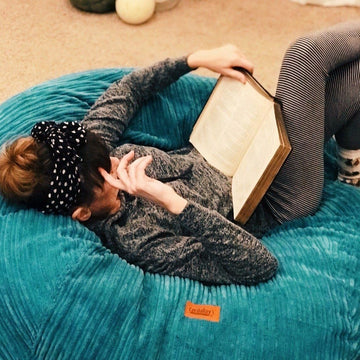 Bean Bag - Full - Terry Corduroy Sky