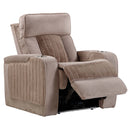 EQUINOX - MUSHROOM Power Recliner with Power Headrest
