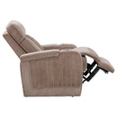 EQUINOX - MUSHROOM Power Recliner with Power Headrest